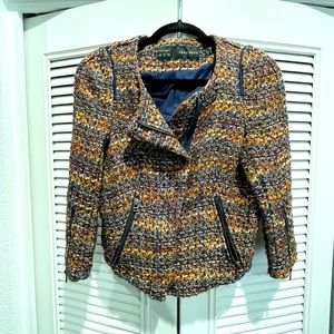 Zara tweed multicolor jacket